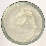 a birds eye shot of the secret obsession moisturising and hydrating body whip for dry skin and eczema and dull skin conditions